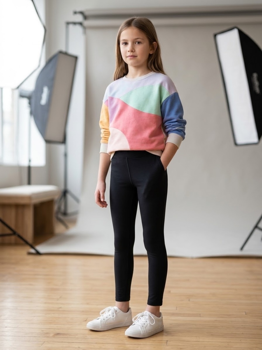 George Grey Kids Leggings - Slim Fit